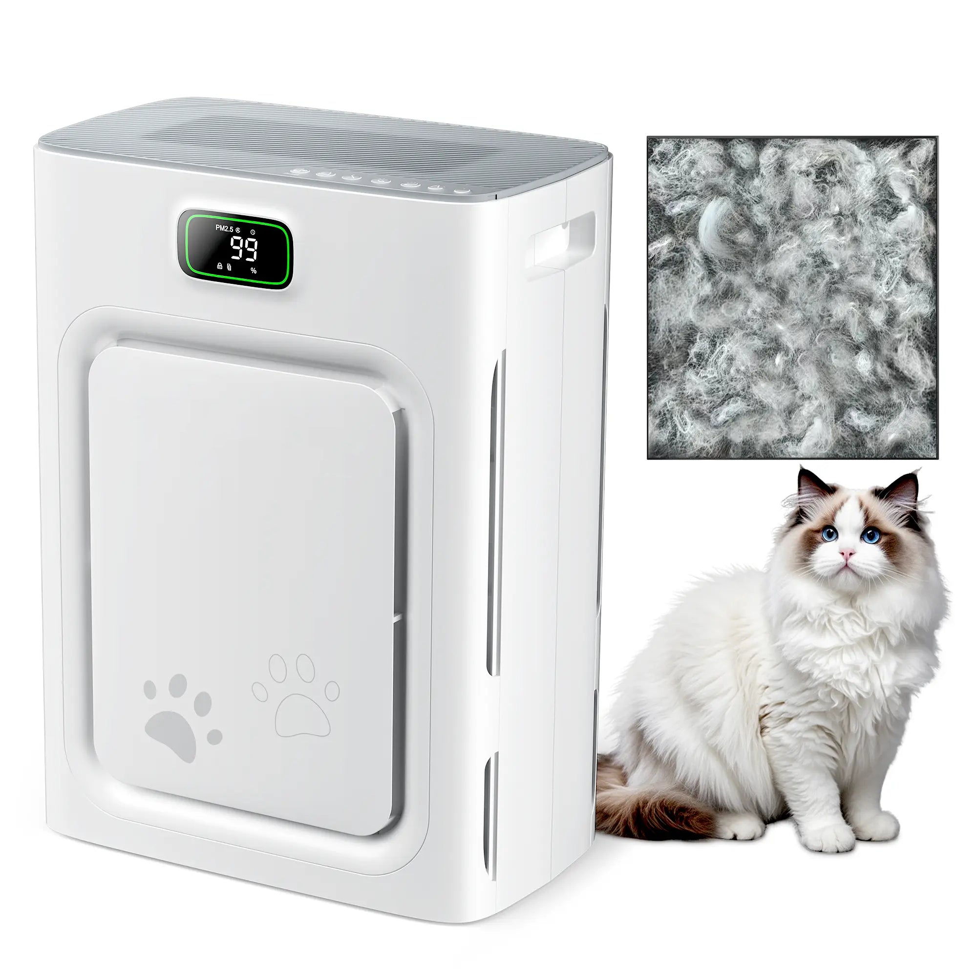 Pet Air Purifier for Home Large Room up to 2000 sq ft